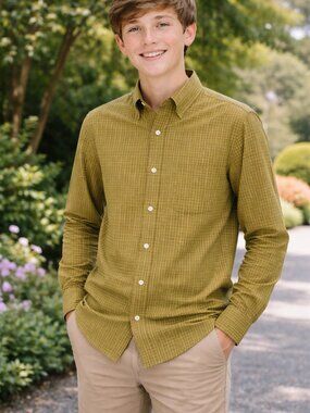 New Bogari Shirt Multicolored Cotton Plaid Button Down Shirt